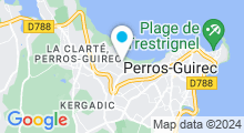Plan Carte Roz Marine Thalasso Resort à Perros-Guirec
