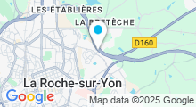 Plan Carte Salle de sport, piscine et spa La Roche Fitness à La Roche-sur-Yon