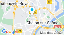 Plan Carte Salle de sport & spa O'Sport Fitness à Chalon-sur-Saône