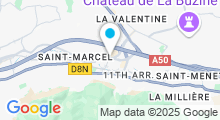 Plan Carte L'Atelier à Marseille La Valentine