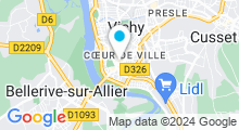 Plan Carte Spa du Central Hôtel Kyriad à Vichy