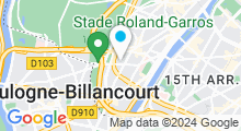 Plan Carte Centre Waterbike Erlanger à Paris (16ème)