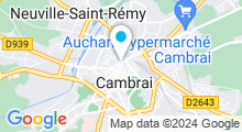 Plan Carte Centre Waterbike à Cambrai