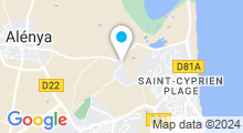 Plan Carte Spa du Mas d'Huston à Saint-Cyprien