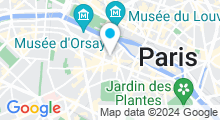 Plan Carte Thermes Saint Germain à Paris (6ème)