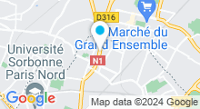 Plan Carte Idéal Forme - Club de remise en forme à Pierrefitte-sur-Seine
