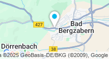 Plan Carte Südpfalz Therme à Bad Bergzabern