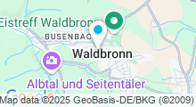 Plan Carte Albtherme à Waldbronn