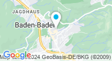Plan Carte Thermes Caracalla à Baden-Baden