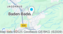 Plan Carte Thermes Friedrichsbad à Baden-Baden