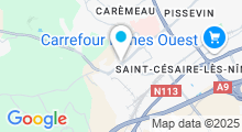 Plan Carte Centre Bodypur à Nîmes