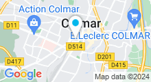 Plan Carte City Fitness à Colmar