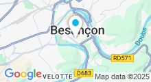 Plan Carte Le Temple du Bien-Être à Besançon 