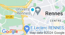 Plan Carte Centre d'aquabike Aquavelo à Rennes 