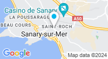 Plan Carte Centre de remise en forme Cure Center à Sanary-sur-Mer