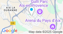 Plan Carte Centre Akwafit à Aix-en-Provence 