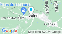 Plan Carte Institut Eauxydôme à Valencin 