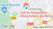 Plan Carte Institut & Spa à Nîmes 