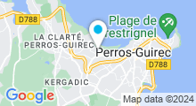 Plan Carte Spa les Bains à Perros-Guirec