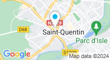 Plan Carte Spa urbain Passage Bleu à Saint Quentin