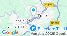 Plan Carte La Villa d'Espagne à Tulle