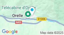 Plan Carte Spa Cela à Orelle