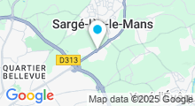 Plan Carte Les Océades à Sargé-lès-Le Mans