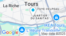 Plan Carte Les Océades à Tours