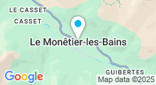 Plan Carte Spa Montagne à Monetier les Bains