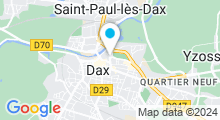 Plan Carte Thermes du Régina à Dax