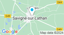 Plan Carte Cycl' & Eau à Savigné-sur-Lathan