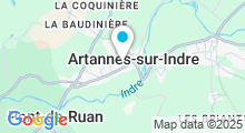 Plan Carte Le monde de Cha à Artannes-sur-Indre