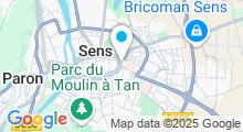 Plan Carte Balneïs Spa à Sens