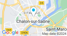 Plan Carte Spa Aquazen à Chalon-sur-Saône