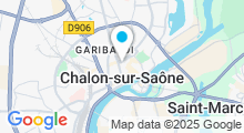 Plan Carte Spa Aquazen à Chalon-sur-Saône