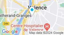Plan Carte Spa Réveil des Sens à Valence