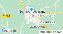 Plan Carte Thermes à Néris-les-Bains