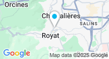 Plan Carte Thermes à Royat-Chamalières