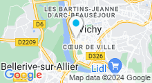 Plan Carte Thermes Dômes à Vichy
