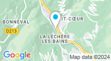 Plan Carte Thermes à la Léchère-les-Bains