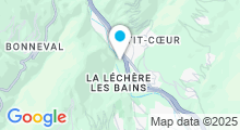 Plan Carte Thermes à la Léchère-les-Bains