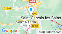 Plan Carte Thermes à Saint-Gervais Le Fayet