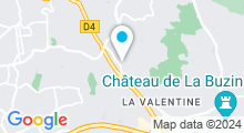 Plan Carte Valentine Spa Center à Marseille (12ème)