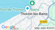 Plan Carte Thermes à Thonon-les-Bains