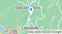 Plan Carte Thermes à Vals-les-Bains