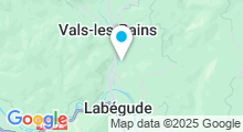 Plan Carte Thermes à Vals-les-Bains