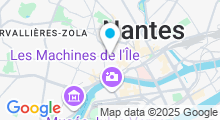 Plan Carte Spa Cinq Mondes à Nantes