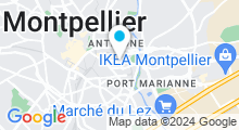 Plan Carte Spa Sensotek à Montpellier