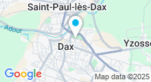 Plan Carte Thermes du Grand Hôtel à Dax