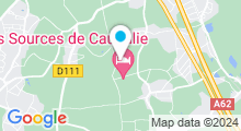 Plan Carte Spa "Les Sources de Caudalie" à Bordeaux-Martillac